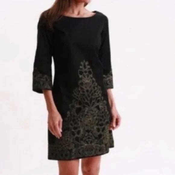 black and gold lilly pulitzer dress 00 Black & Gold Lilly Pulitzer Dress  rtcshops